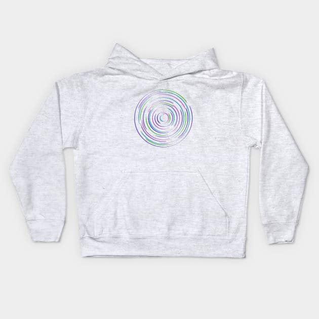 colorful circles Kids Hoodie by kitispa